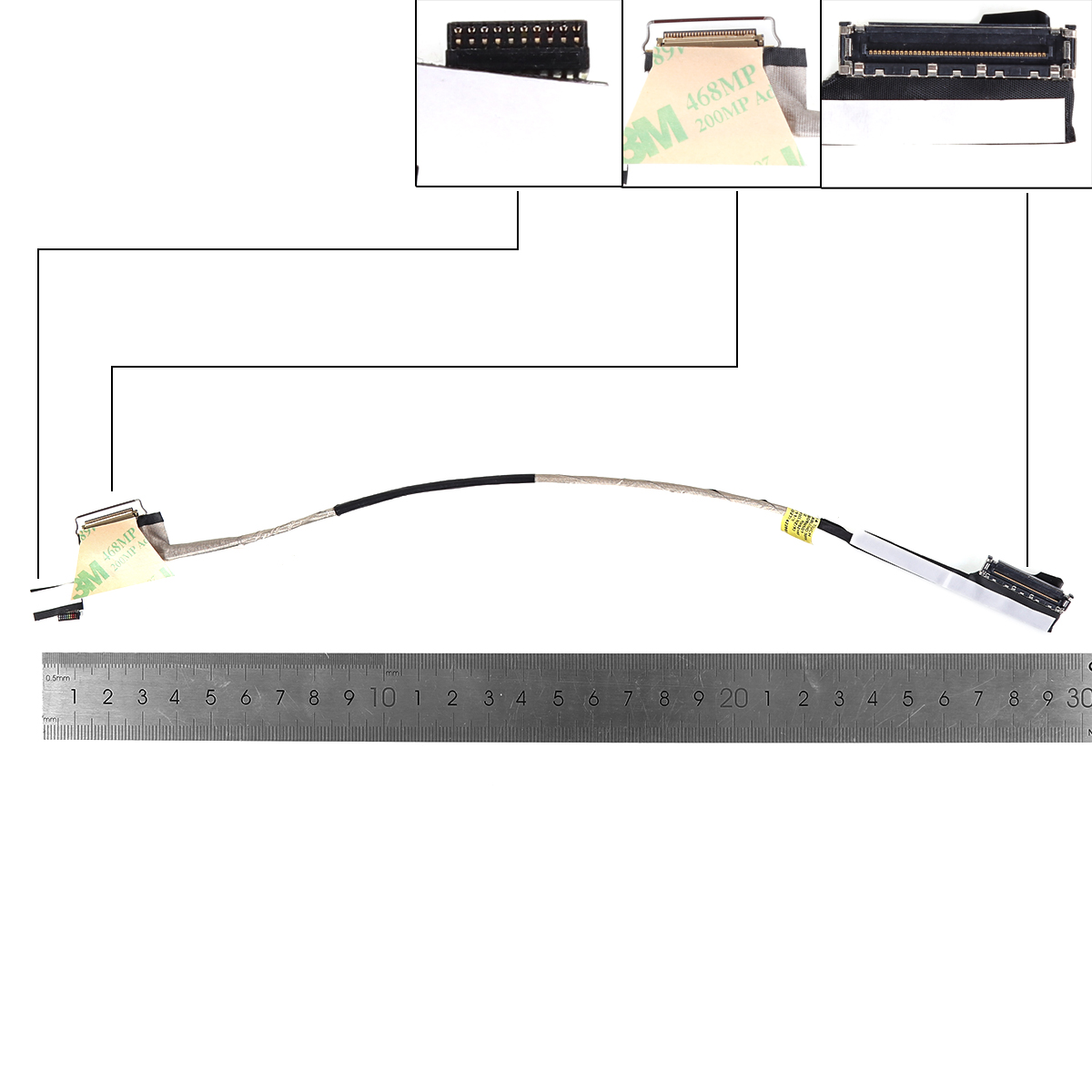 Picture of New LCD Display Screen Cable Replacement  For HP 845 740 840 g5 ps1714 with touch 30pin FHD.